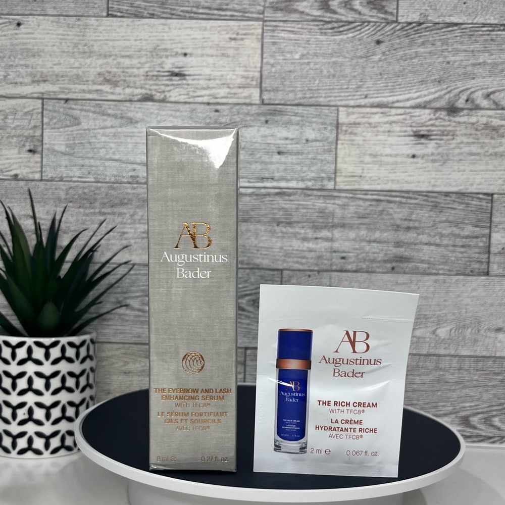 Sold BNIB& sealed Augustinus Bader Eyebrow & Lash Enhancing Serum ➕sample RV$150